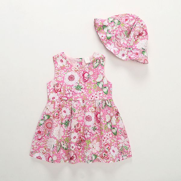 kids casual floral print dresses with sunhat cotton baby girls sleeveless knee length summer dress suit 18041701, Red;yellow
kids casual floral print dresses with sunhat cotton baby girls sleeveless knee length summer dress suit 18041701, Red;yellow