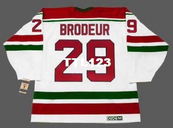mens #29 martin brodeur new jersey devils 1992 ccm vintage home hockey jersey or custom any name or number retro jersey, Black;red
mens #29 martin brodeur new jersey devils 1992 ccm vintage home hockey jersey or custom any name or number retro jersey, Black;red