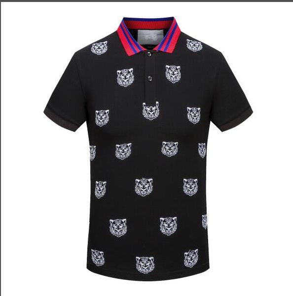 2018 Italy original polo t-shirt Medusa design brand Embroidery fashion crime print Tiger head print Quality Short Sleeve Men Lapel Shirts
2018 Italy original polo t-shirt Medusa design brand Embroidery fashion crime print Tiger head print Quality Short Sleeve Men Lapel Shirts