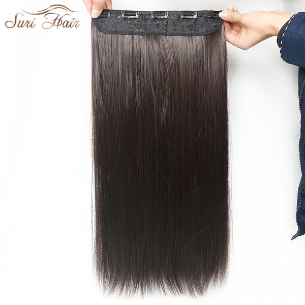 suri hair straight synthetic clip on hair extension women pieces 5 clips 24inch 6 colors avalible, Black;brown
suri hair straight synthetic clip on hair extension women pieces 5 clips 24inch 6 colors avalible, Black;brown