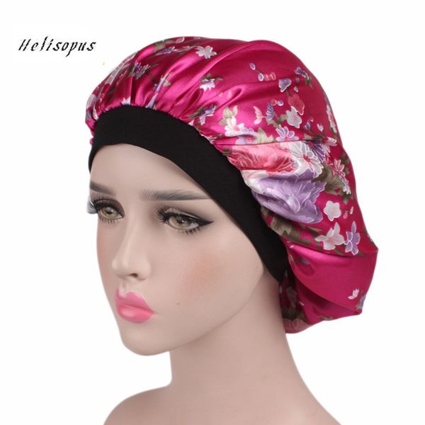 helisopus 2018 women's night cap new wide band hair loss chemo winter hats comfortable satin bonnet ladies turban caps, Blue;gray
helisopus 2018 women's night cap new wide band hair loss chemo winter hats comfortable satin bonnet ladies turban caps, Blue;gray