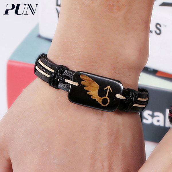 pun personalized braided charm bracelet charms men male braclet hand chain braslet mens leather bracelets 2018 jewelry punk, Golden;silver
pun personalized braided charm bracelet charms men male braclet hand chain braslet mens leather bracelets 2018 jewelry punk, Golden;silver