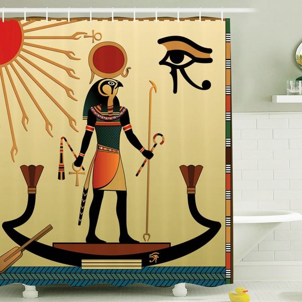 ancient god sun egyptian faith cultural art bathroom polyester waterproof shower curtain w/12 hooks
ancient god sun egyptian faith cultural art bathroom polyester waterproof shower curtain w/12 hooks