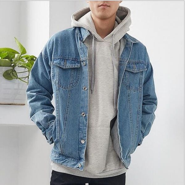 smeiarar blue distressed denim jacket men autumn ripped 2018 jeans cassic coat male slim fit casual cotton coats plus size, Black;brown
smeiarar blue distressed denim jacket men autumn ripped 2018 jeans cassic coat male slim fit casual cotton coats plus size, Black;brown