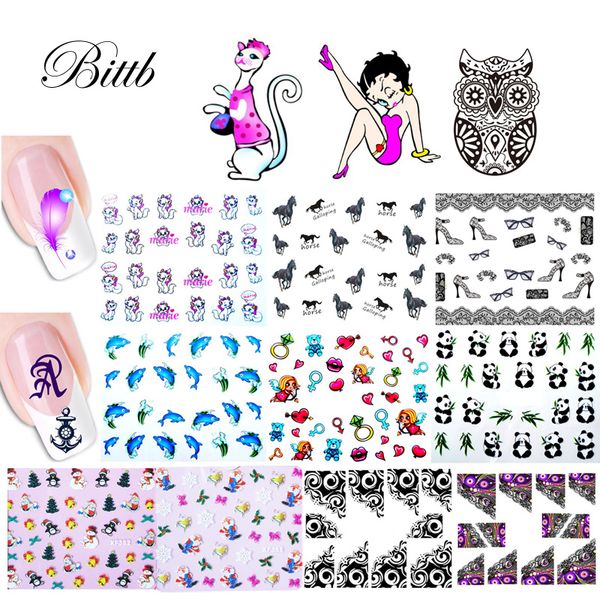 bittb 2pcs cute animal christmas style nail sticker leopard water transfer nail art stickers fingernails decal manicure tools, Black
bittb 2pcs cute animal christmas style nail sticker leopard water transfer nail art stickers fingernails decal manicure tools, Black