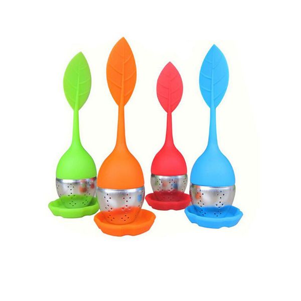 leaf tea infuser silicone tea infuser handle stainless steel strainer filter infuser with drip tray for tea cups mugs and teapots
leaf tea infuser silicone tea infuser handle stainless steel strainer filter infuser with drip tray for tea cups mugs and teapots
