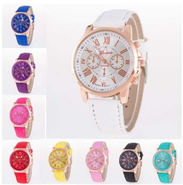 fashion mens women geneva roman numerals faux leather analog quartz wrist watches for women men wrist watch dress watches, Slivery;brown 
fashion mens women geneva roman numerals faux leather analog quartz wrist watches for women men wrist watch dress watches, Slivery;brown