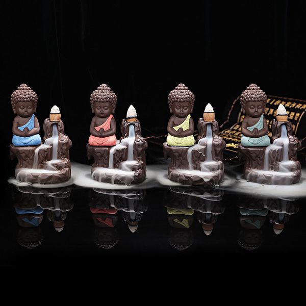 little monk ceramic censer for office teahouse home decoration small buddha backflow incense holderj2y
little monk ceramic censer for office teahouse home decoration small buddha backflow incense holderj2y