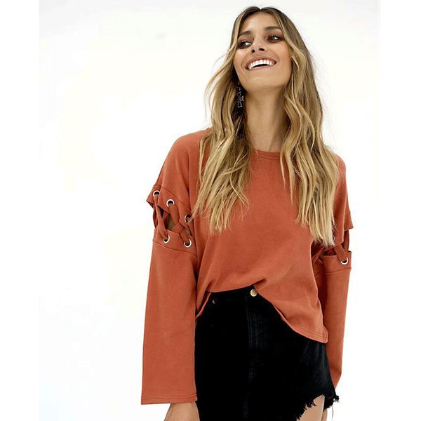 cross lace up hoodies women autumn winter long splice sleeve o neck weatshirt basis black street wear hoodies pullovers
cross lace up hoodies women autumn winter long splice sleeve o neck weatshirt basis black street wear hoodies pullovers