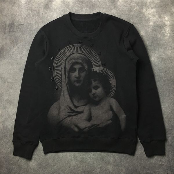 mens designer pullover the virgin mary and baby 3d printed casual sweater mens womens long sleeve sweatshirts male female pullover, Black
mens designer pullover the virgin mary and baby 3d printed casual sweater mens womens long sleeve sweatshirts male female pullover, Black