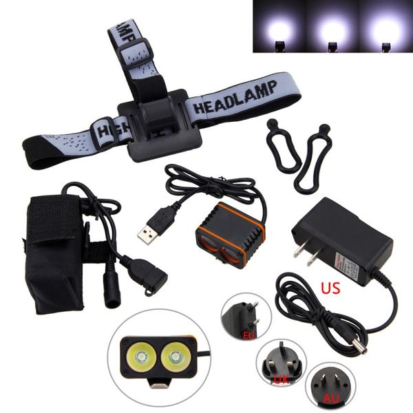 usb bicycle light 10000lm 2x xm-l t6 led front bike head lamp beam range 200m 2 in 1 headlamp +battery pack+charger+headband
usb bicycle light 10000lm 2x xm-l t6 led front bike head lamp beam range 200m 2 in 1 headlamp +battery pack+charger+headband