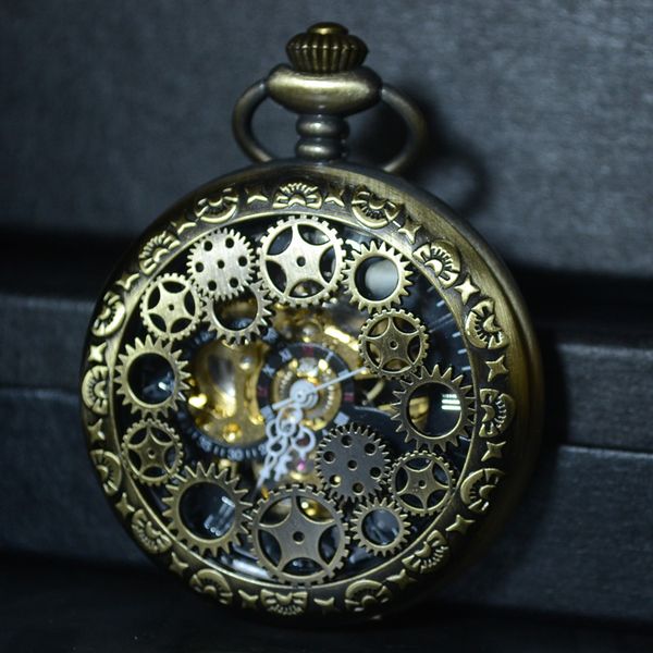 tiedan mechanical pocket watch men steampunk luxury fashion antique chain necklace bronze casual skeleton pocket fob watches, Slivery;golden
tiedan mechanical pocket watch men steampunk luxury fashion antique chain necklace bronze casual skeleton pocket fob watches, Slivery;golden
