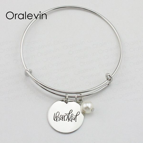thankful inspired hand stamped engraved charm custom pendant expandable wire bracelet bangle gift jewelry,10pcs/lot, #ln1936b, Black
thankful inspired hand stamped engraved charm custom pendant expandable wire bracelet bangle gift jewelry,10pcs/lot, #ln1936b, Black