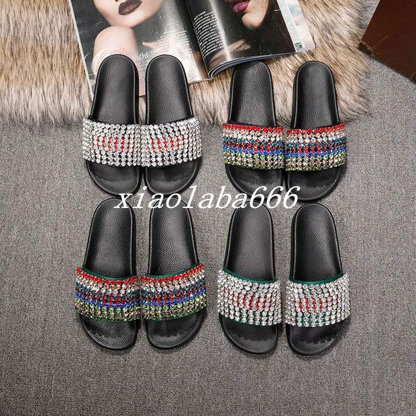 2018 mens women web print flip flops резиновые слайд-сандалии с красочными кристаллами Украшенны
2018 mens women web print flip flops резиновые слайд-сандалии с красочными кристаллами Украшенны