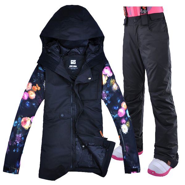 gsou snow winter ski jacket and pants set women snowboard suit for women outdoor sports set snow waterproof windproof breathable
gsou snow winter ski jacket and pants set women snowboard suit for women outdoor sports set snow waterproof windproof breathable