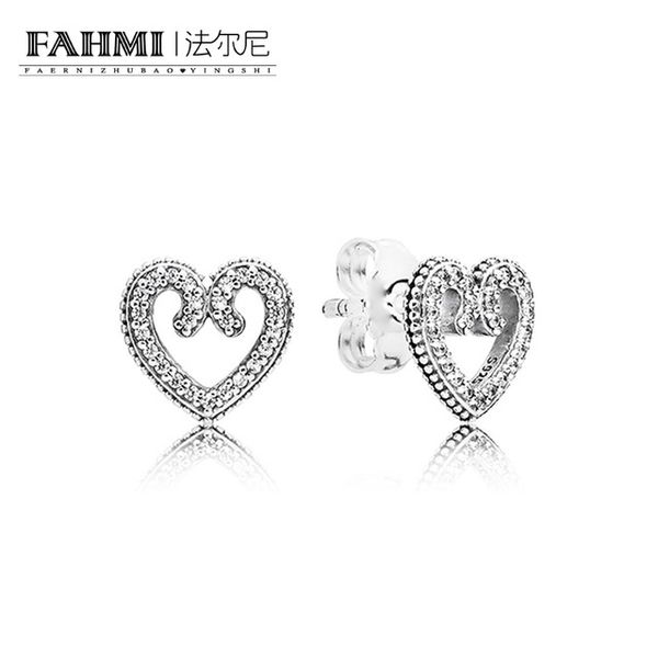 fahmi 100% 925 sterling silver 1:1 original heart swirls earring studs 297099cz vintage women's jewelry wedding gift, Golden;silver
fahmi 100% 925 sterling silver 1:1 original heart swirls earring studs 297099cz vintage women's jewelry wedding gift, Golden;silver