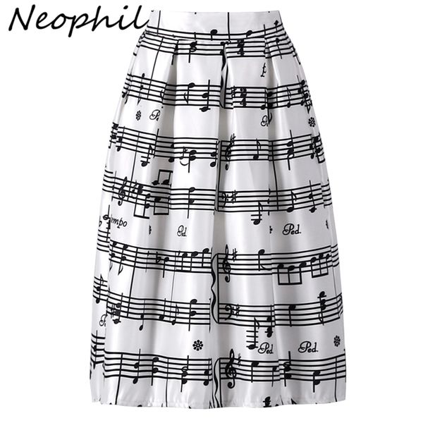 neophil 2018 winter piano music note melody print high waist pleated ball gown satin flared midi women skirts tutu saia s08024, Black
neophil 2018 winter piano music note melody print high waist pleated ball gown satin flared midi women skirts tutu saia s08024, Black