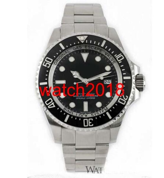 0riginal Box Luxury Watch Wristwatch Certificate Ceramic 44mm 116660 Black Dial Stainless Steel Automatic Mens Men's Watch