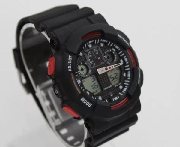 двойной дисплей спортивные часы ga100 г черный дисплей LED мода армия военные шокирующие часы мужчины повседневная часы 006 
двойной дисплей спортивные часы ga100 г черный дисплей LED мода армия военные шокирующие часы мужчины повседневная часы 006