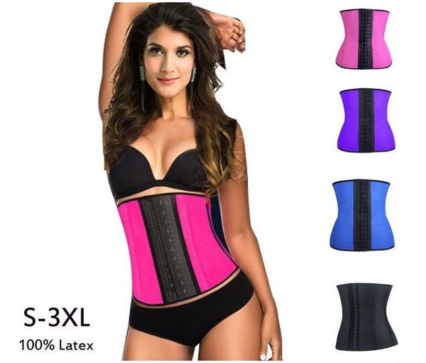 4 colors women latex rubber waist training cincher underbust corset body shaper shapewear waist slimming belt shaper s-3xl
4 colors women latex rubber waist training cincher underbust corset body shaper shapewear waist slimming belt shaper s-3xl