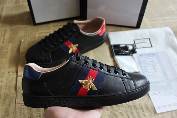 мода дизайнер марка повседневная обувь зеленый синий красный полоса bee sneaker для мужчин женщин размер 34-46, Black
мода дизайнер марка повседневная обувь зеленый синий красный полоса bee sneaker для мужчин женщин размер 34-46, Black
