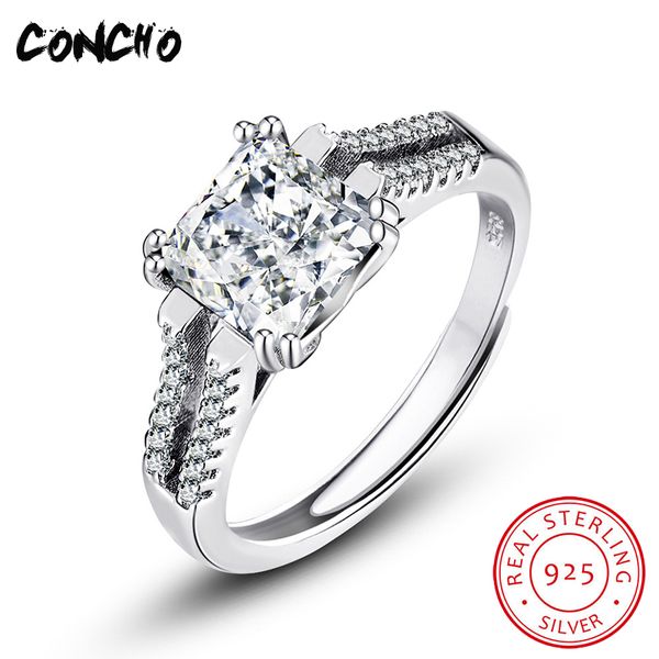 concho jewelry 925 sterling silver geometric opening zircon rings for women wedding beautiful gift 2018 2018 rushed new trendy, Golden;silver
concho jewelry 925 sterling silver geometric opening zircon rings for women wedding beautiful gift 2018 2018 rushed new trendy, Golden;silver