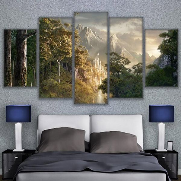 5 piece canvas lord of the rings scenery canvas picture animal painting room decor print poster wall art
5 piece canvas lord of the rings scenery canvas picture animal painting room decor print poster wall art