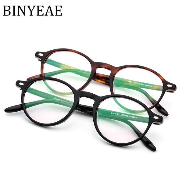 binyeae new retro acetate frame factory direct prescription glasses frame, Silver
binyeae new retro acetate frame factory direct prescription glasses frame, Silver