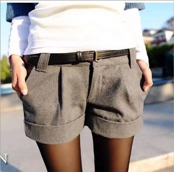 wholesale-2017 fashion autumn and winter women woolen bootcut short pants plus large big size casual shorts black grey, White;black
wholesale-2017 fashion autumn and winter women woolen bootcut short pants plus large big size casual shorts black grey, White;black