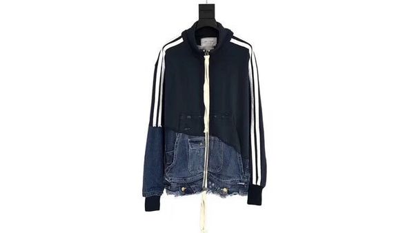 18ss limited blue striped wash damaged stitching denim jacket coat school uniform men and women fashion jacket hfbyjk161, Black;brown
18ss limited blue striped wash damaged stitching denim jacket coat school uniform men and women fashion jacket hfbyjk161, Black;brown