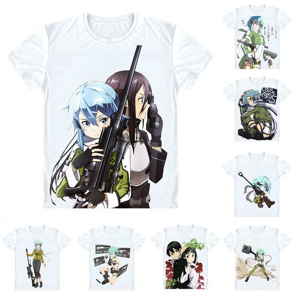 sword art online sodo ato onrain sao t-shirts short sleeve shirts anime manga asada shino sinon hecate yui cosplay shirt, White;black
sword art online sodo ato onrain sao t-shirts short sleeve shirts anime manga asada shino sinon hecate yui cosplay shirt, White;black
