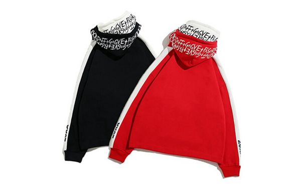 Men Hip Hop Hoodies Spring Fleece Color Contract Letters Printed Double Design Casual Loose Sports Tracksuits Clothing Pullovers
Men Hip Hop Hoodies Spring Fleece Color Contract Letters Printed Double Design Casual Loose Sports Tracksuits Clothing Pullovers