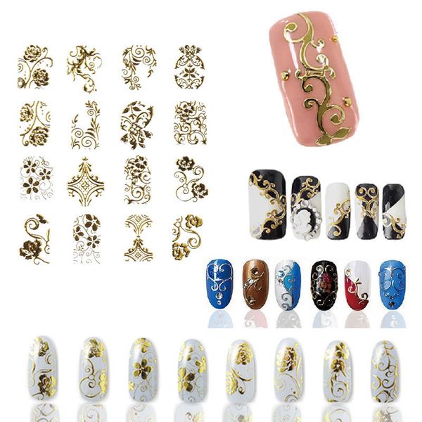 горячее золото 3d nail art наклейки наклейки, 108 шт. / лист высокое качество металлические цветы смешанные конструкции ногтей советы аксесс, Black
горячее золото 3d nail art наклейки наклейки, 108 шт. / лист высокое качество металлические цветы смешанные конструкции ногтей советы аксесс, Black