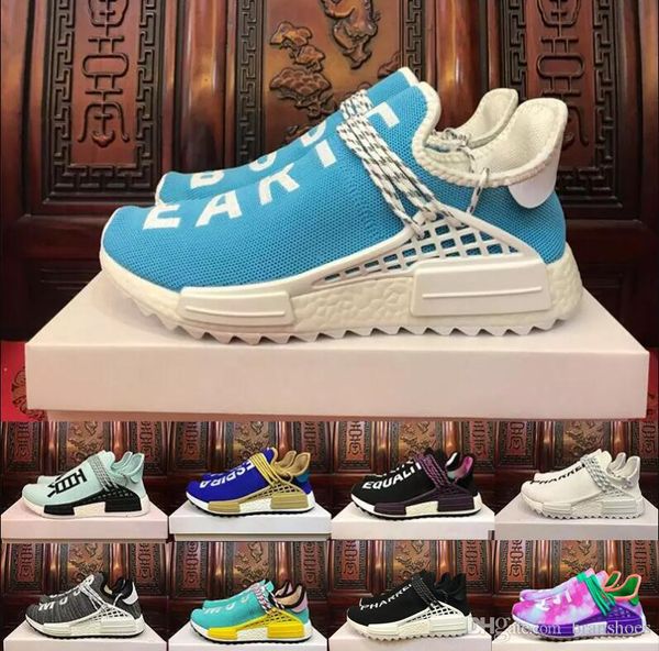 2018 BBC Black Purple Equality Runner shoe Respira Holi Nerd Colette Running Shoes HU trail Blank Cream Williams Pharrell sport sneaker
2018 BBC Black Purple Equality Runner shoe Respira Holi Nerd Colette Running Shoes HU trail Blank Cream Williams Pharrell sport sneaker