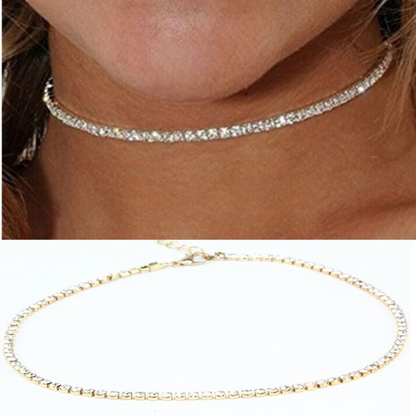 shiny star bridal wedding party crystal stretch rhinestone choker elegant elastic fashion necklace for women jewelry x186, Golden;silver
shiny star bridal wedding party crystal stretch rhinestone choker elegant elastic fashion necklace for women jewelry x186, Golden;silver