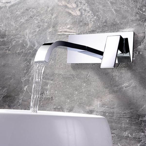 bathroom basin sink faucet wall mounted square chrome brass mixer tap with embedded box single handle double control
bathroom basin sink faucet wall mounted square chrome brass mixer tap with embedded box single handle double control