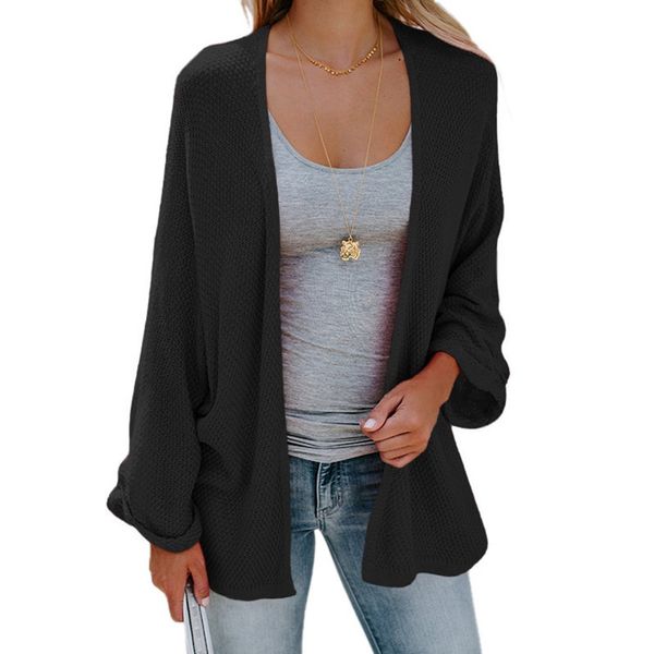 women knitting cardigan autumn winter lantern sleeve casual solid sweaters large size female open stitch coat sueter mujer ey*, White;black
women knitting cardigan autumn winter lantern sleeve casual solid sweaters large size female open stitch coat sueter mujer ey*, White;black