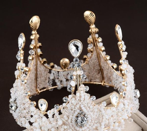 wedding jewelry crystal crown crystal beads europe and the united states imperial crown, fashionable atmosphere new style, Silver
wedding jewelry crystal crown crystal beads europe and the united states imperial crown, fashionable atmosphere new style, Silver