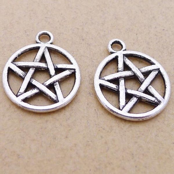 100 шт. / пакет старинное серебро пентаграмма звезда очарование подвеска fit браслетновинка серьгиключ цепи женщины творческий ювелирные акс, Bronze;silver
100 шт. / пакет старинное серебро пентаграмма звезда очарование подвеска fit браслетновинка серьгиключ цепи женщины творческий ювелирные акс, Bronze;silver