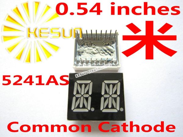 5pcs x 0.54 inches red common cathode/anode 2 digital tube 5241as 5241bs led display module small packet
5pcs x 0.54 inches red common cathode/anode 2 digital tube 5241as 5241bs led display module small packet
