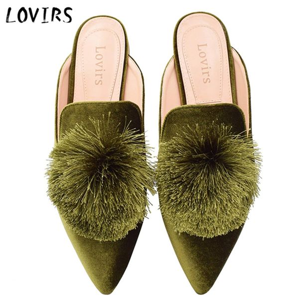 lovirs women's velvet backless slip on loafers flats comfort mule slippers shoes, Black
lovirs women's velvet backless slip on loafers flats comfort mule slippers shoes, Black