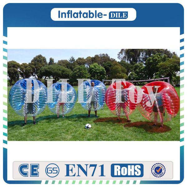 0.8mm Pvc 1.5m Bumper Ball Giant Human Body Soccer Inflatable Bubble Ball Suit For Football Sport