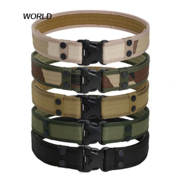 outdoor sport hunting adjustable men belt camo camping sport airsoft paintball canvas belt tactical waistband hiking, Black;green
outdoor sport hunting adjustable men belt camo camping sport airsoft paintball canvas belt tactical waistband hiking, Black;green