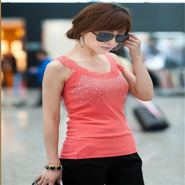 2017 new fashion women's t-shirt tank elling vest polka dot rhinestone sleeveless tanks jh657877, Black;white
2017 new fashion women's t-shirt tank elling vest polka dot rhinestone sleeveless tanks jh657877, Black;white