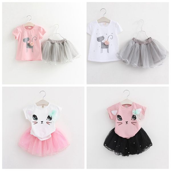 2pcs kids baby girls skirt outfit clothes cat print t shirt tutu skirt set clothing sets children cute kat skirts for kids, White
2pcs kids baby girls skirt outfit clothes cat print t shirt tutu skirt set clothing sets children cute kat skirts for kids, White