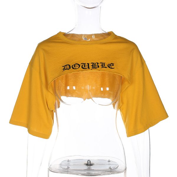 focal20 streetwear women fashion cropped t shirt women letter print short sleeve t shirt summer female tee top, White
focal20 streetwear women fashion cropped t shirt women letter print short sleeve t shirt summer female tee top, White