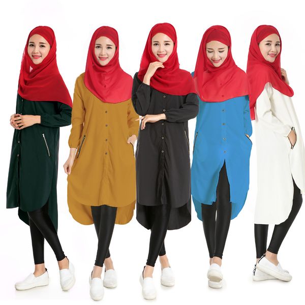 2018 sell women muslim long solid fashion women's indonesian malyasia hui abaya lady hijab musulman dresses, Red 
2018 sell women muslim long solid fashion women's indonesian malyasia hui abaya lady hijab musulman dresses, Red