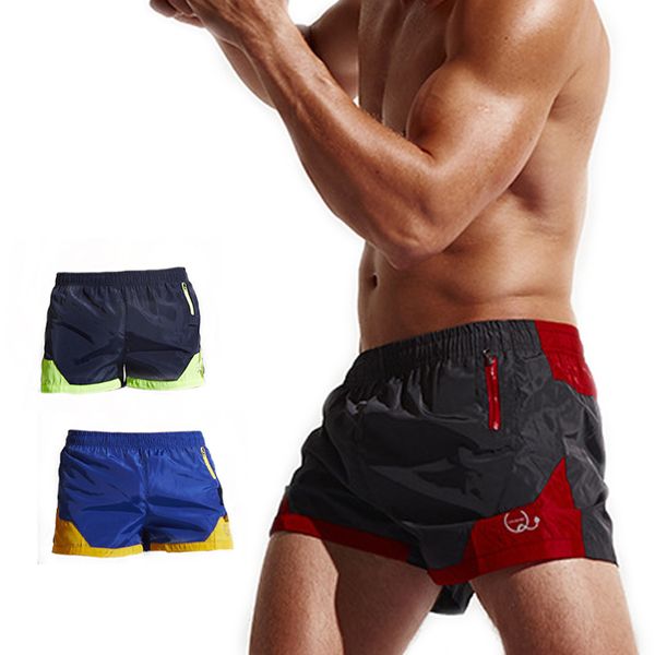 men's breathable running shorts patchwork short pants athletic male shorts training gym sportswear short trousers workout, Black;blue
men's breathable running shorts patchwork short pants athletic male shorts training gym sportswear short trousers workout, Black;blue