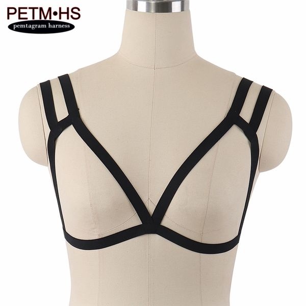 womens fashion body cage harness bondage black elastic strappy cage hollow lingerie bra, Black;white
womens fashion body cage harness bondage black elastic strappy cage hollow lingerie bra, Black;white