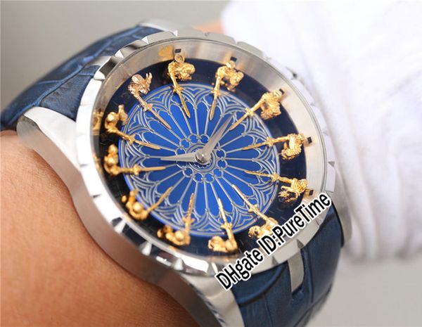 version 45mm excalibur 45 rddbex0398 18k yellow gold knights of the round table blue enamel dial miyota automatic mens watch leather, Slivery;brown
version 45mm excalibur 45 rddbex0398 18k yellow gold knights of the round table blue enamel dial miyota automatic mens watch leather, Slivery;brown